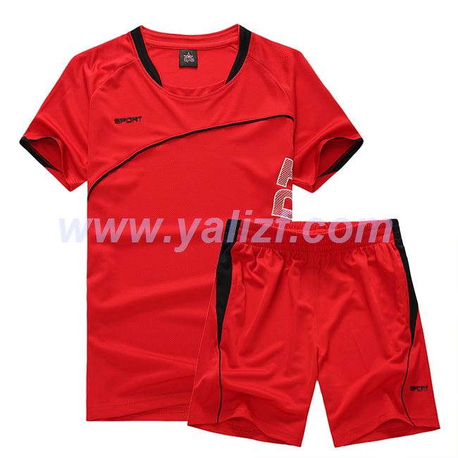 夏天运动装 短袖运动套装  团体服 (10)
